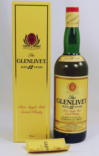 Glenlivet 12 Jahre Pure Single Malt - old Style 43%