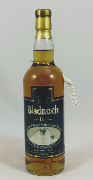 Bladnoch 11 Jahre 2001/13 Single Sherry Butt #283 Sheep Label 55%