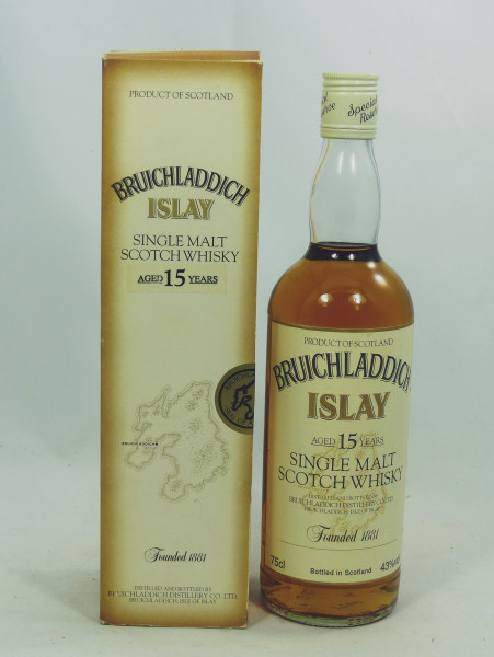 Bruichladdich 15 years - old Style - Cream Label 75cl 43%