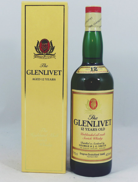 Glenlivet 12 Jahre Unblended All Malt Scotch Whisky 43%