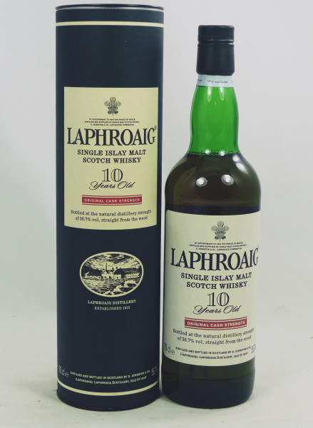 Laphroaig 10 Jahre Original Cask Strength 55,7%