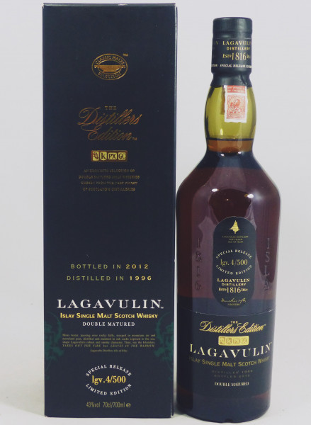 Lagavulin Distillers Edition 1996 b. 2012 Doubel Matured