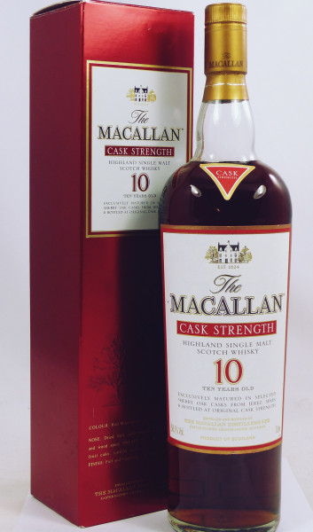 Macallan 10 Jahre Cask Strength Sherry Oak 58,1% 1L