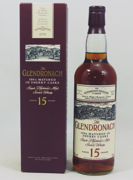 Glendronach 15 Jahre old Style 100% matured in Sherry Casks