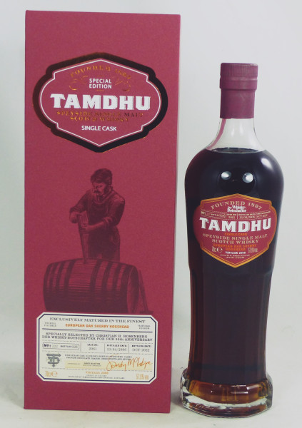 Tamdhu 2006 b 2022 First Fill Oloroso Sherry Cask - Dark Sherry 25th Anniversary Whisky-Botschafter