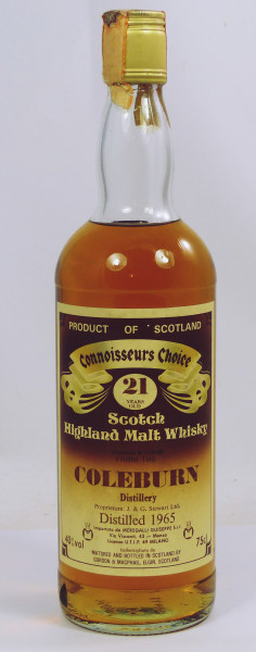 Coleburn 21 years 1965 G&M Connoisseurs Choice Brown Label