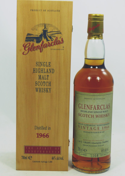 Glenfarclas Vintage 1966 b. 1997 The Spirit of Independence