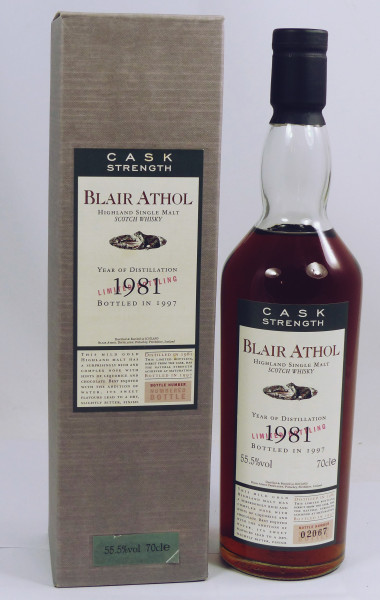 Blair Athol 1981 Flora & Fauna Cask Strength 55,5%