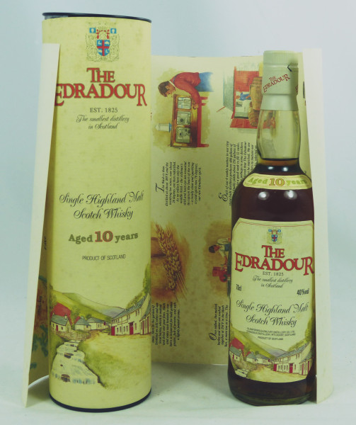 Edradour 10 Years old Style 1990s - 70 cl seltene dunkle Charge